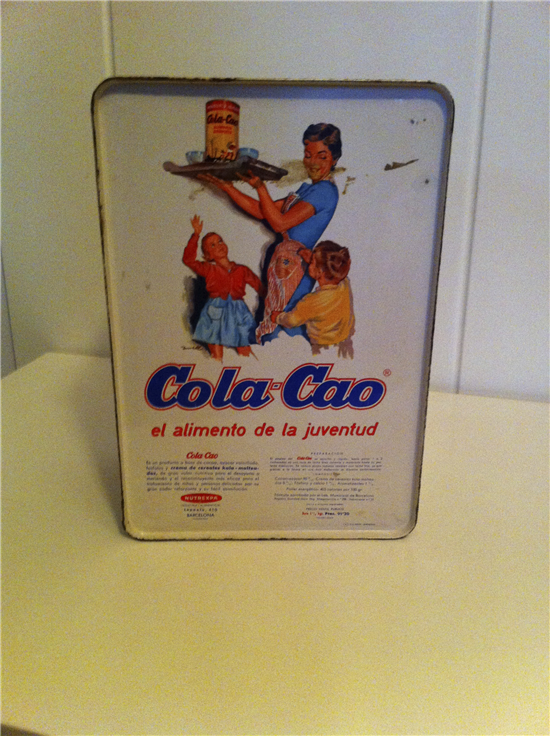 Lata de Cola Cao, 70´s